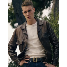Monsieur Spade Henri Leather Jacket